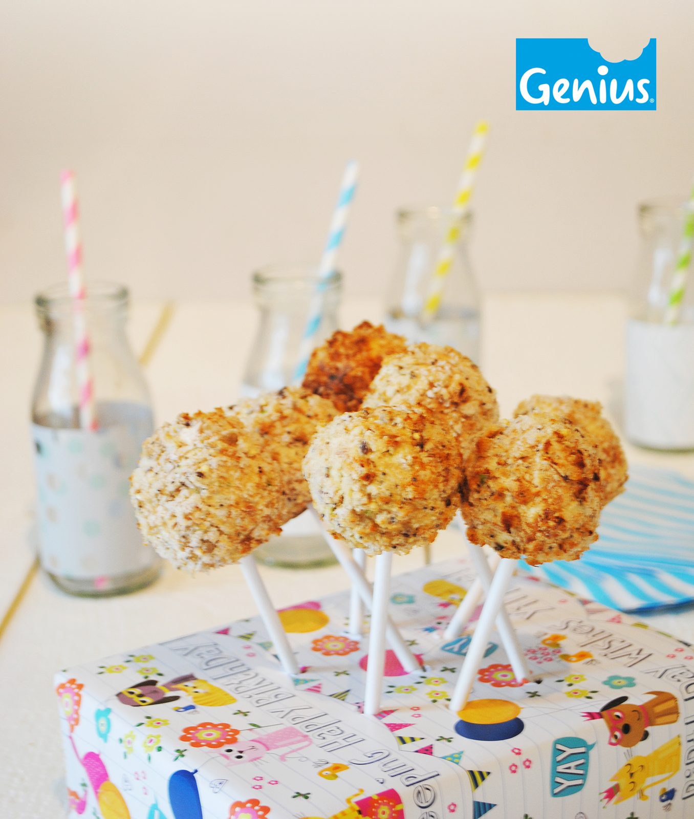 Fishcake lollipops