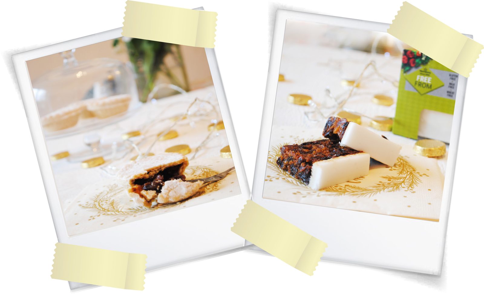 Morrisons free-from mince pies and Christmas cake